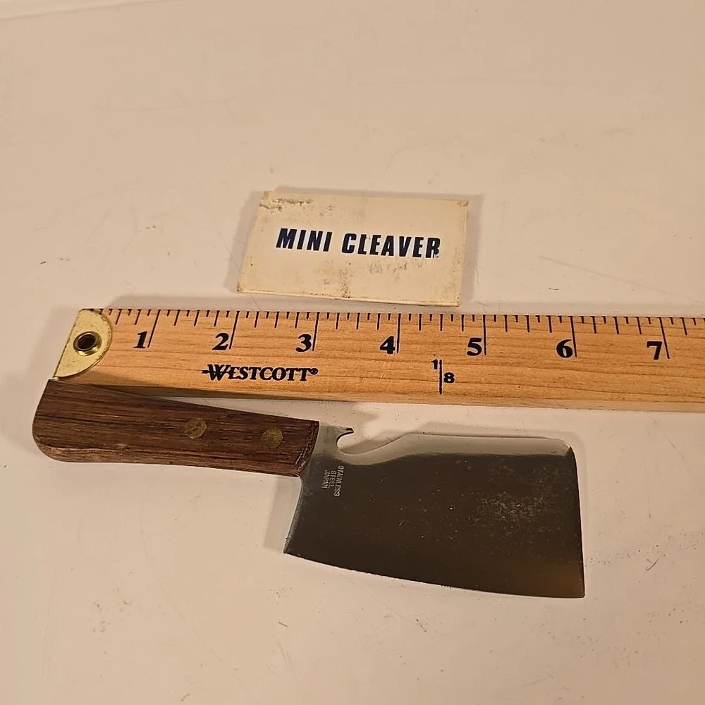 Ritz Miniature Cheese Cleaver Stainless Steel‎ Made In Japan  Bottle Opener